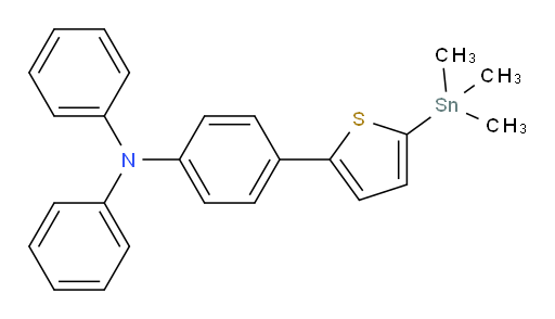 N,N-diphenyl-4-(5-(trimethylstannyl)thiophen-2-yl)aniline
