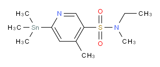 N-ethyl-N,4-dimethyl-6-(trimethylstannyl)pyridine-3-sulfonamide