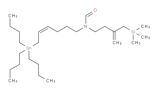 (Z)-N-(6-(tributylstannyl)hex-4-en-1-yl)-N-(3-((trimethylsilyl)methyl)but-3-en-1-yl)formamide