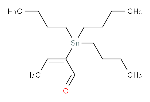 (E)-2-(三丁基锡基)丁-2-烯醛