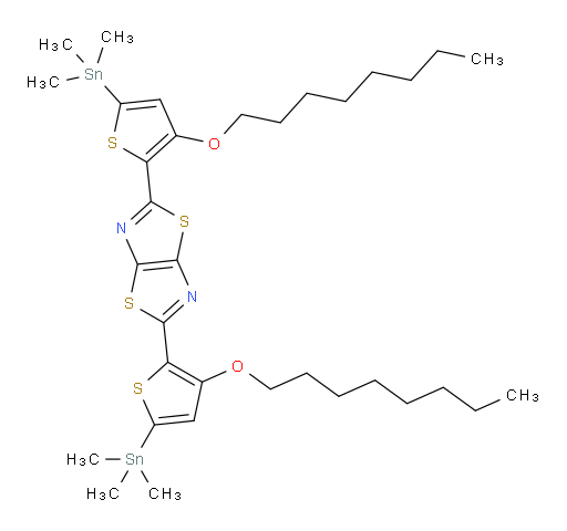 2,5-bis(3-(octyloxy)-5-(trimethylstannyl)thiophen-2-yl)thiazolo[5,4-d]thiazole