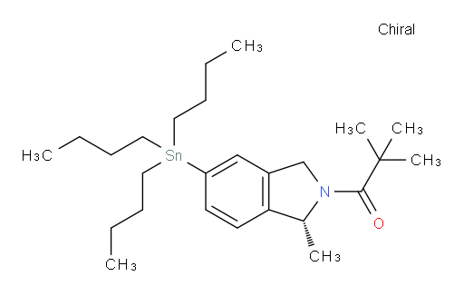 (R)-2,2-二甲基-1-(1-甲基-5-(三丁基锡基)异吲哚啉-2-基)丙-1-酮