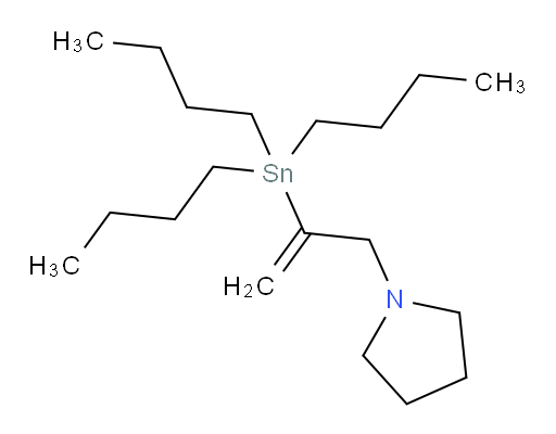 1-(2-(tributylstannyl)allyl)pyrrolidine