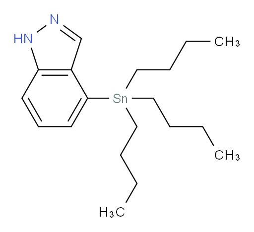 4-(tributylstannyl)-1H-indazole