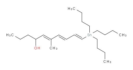 (5E,7E,9E)-6-methyl-10-(tributylstannyl)deca-5,7,9-trien-4-ol