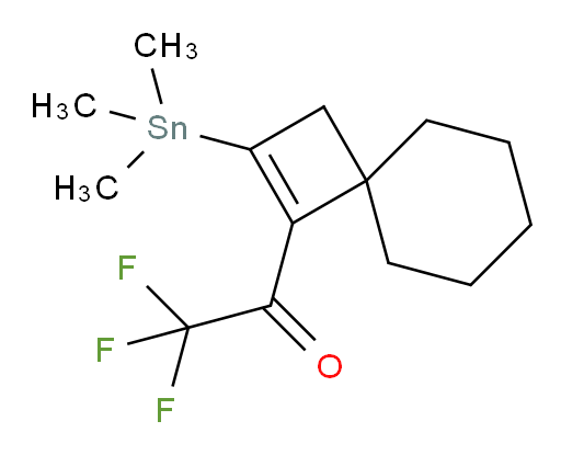 2,2,2-三氟-1-(2-(三甲基锡基)螺[3.5]壬-1-烯-1-基)乙酮