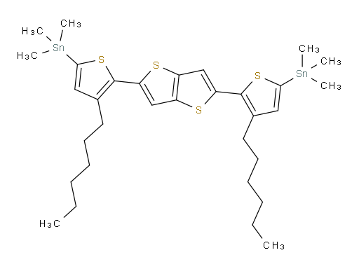 2,5-bis(3-hexyl-5-(trimethylstannyl)thiophen-2-yl)thieno[3,2-b]thiophene