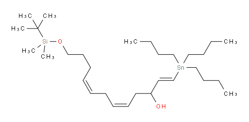 (1E,5Z,8Z)-12-((tert-butyldimethylsilyl)oxy)-1-(tributylstannyl)dodeca-1,5,8-trien-3-ol