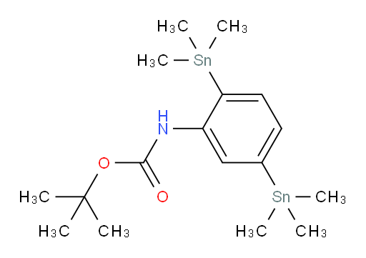 tert-butyl (2,5-bis(trimethylstannyl)phenyl)carbamate