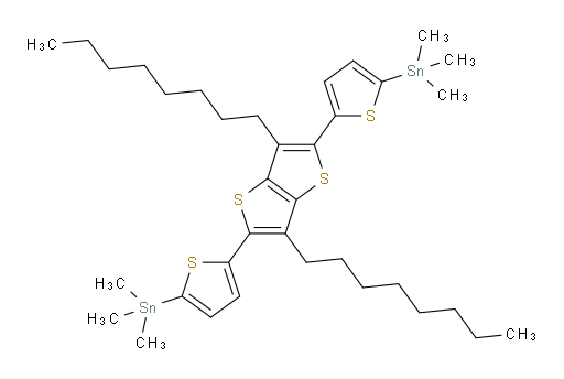 (5,5'-(3,6-dioctylthieno[3,2-b]thiophene-2,5-diyl)bis(thiophene-5,2-diyl))bis(trimethylstannane)