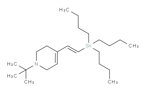 (E)-1-(tert-butyl)-4-(2-(tributylstannyl)vinyl)-1,2,3,6-tetrahydropyridine