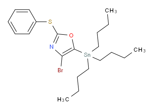 4-bromo-2-(phenylthio)-5-(tributylstannyl)oxazole