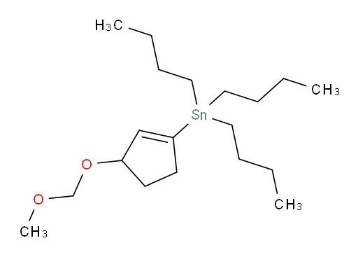 tributyl(3-(methoxymethoxy)cyclopent-1-en-1-yl)stannane
