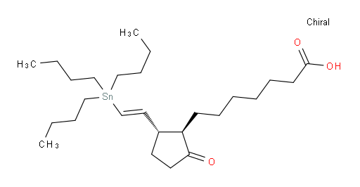 7-((1R,5S)-2-氧代-5-((E)-2-(三丁基锡基)乙烯基)环戊基)庚酸