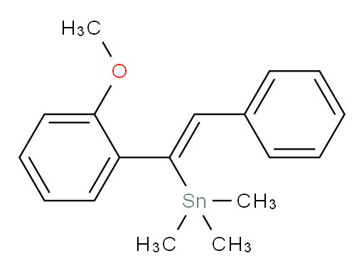 (Z)-(1-(2-methoxyphenyl)-2-phenylvinyl)trimethylstannane