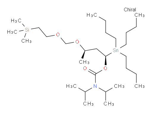 (8R,10R)-11,11-dibutyl-2,2,8-trimethyl-5,7-dioxa-2-sila-11-stannapentadecan-10-yl diisopropylcarbamate