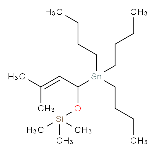 trimethyl((3-methyl-1-(tributylstannyl)but-2-en-1-yl)oxy)silane