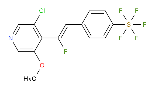 (Z)-4-(2-(3-chloro-5-methoxypyridin-4-yl)-2-fluorovinyl)(pentafluoromercapto)benzene