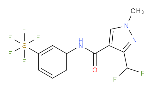 [3-[[[3-(Difluoromethyl)-1-methyl-1H-pyrazol-4-yl]carbonyl]amino]phenyl]sulfur pentafluoride