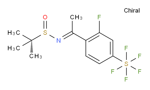 [4-[(1E)-1-[[(R)-(1,1-Dimethylethyl)sulfinyl]amino]ethyl]-3-fluorophenyl]sulfur pentafluoride