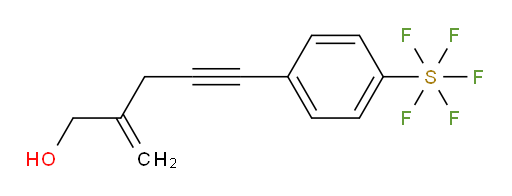 5-(4-(pentafluoromercapto)phenyl)-2-methylenepent-4-yn-1-ol