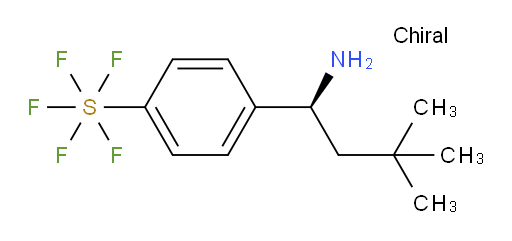 [4-[(1S)-1-Amino-3,3-dimethylbutyl]phenyl]sulfur pentafluoride