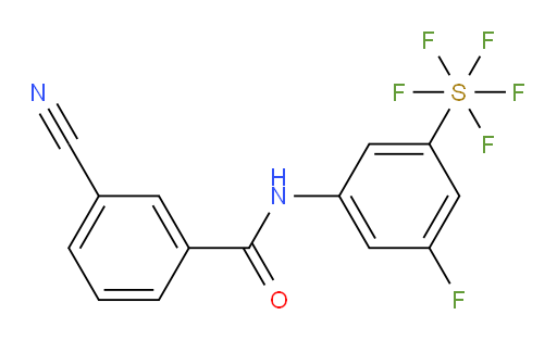 [3-[(3-Cyanobenzoyl)amino]-5-fluorophenyl]sulfur pentafluoride