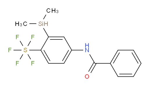 N-(3-(dimethylsilyl)-4-(pentafluoromercapto)phenyl)benzamide