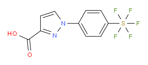 1-(4-(pentafluoromercapto)phenyl)-1H-pyrazole-3-carboxylic acid