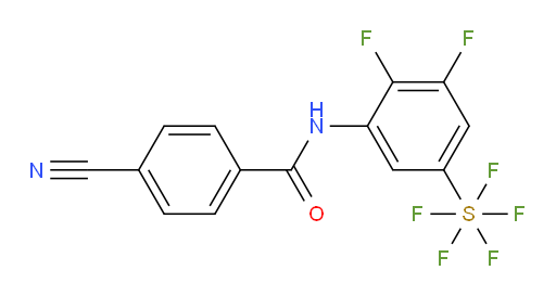 [3-[(4-Cyanobenzoyl)amino]-4,5-difluorophenyl]sulfur pentafluoride