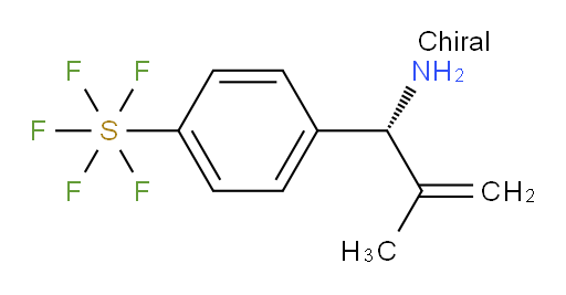 [4-[(1R)-1-Amino-2-methyl-2-propen-1-yl]phenyl]sulfur pentafluoride