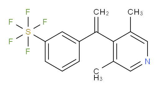 3-(1-(3,5-dimethylpyridin-4-yl)vinyl)(pentafluoromercapto)benzene