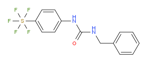 [4-[[[(phenylmethyl)amino]carbonyl]amino]phenyl]sulfur pentafluoride