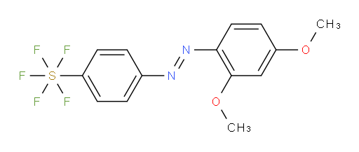 [4-[(1E)-2-(2,4-Dimethoxyphenyl)diazenyl]phenyl]sulfur pentafluoride