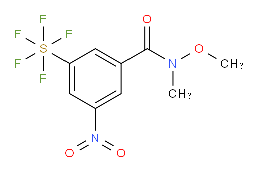 [3-[(methoxymethylamino)carbonyl]-5-nitrophenyl]sulfur pentafluoride