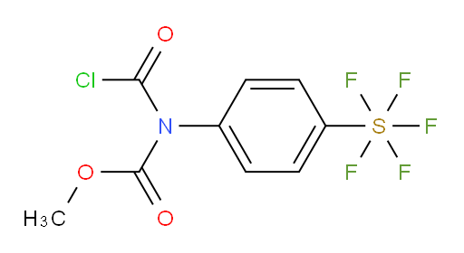 [4-[(chlorocarbonyl)(methoxycarbonyl)amino]phenyl]sulfur pentafluoride