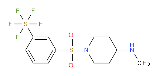 [3-[[4-(methylamino)-1-piperidinyl]sulfonyl]phenyl]sulfur pentafluoride