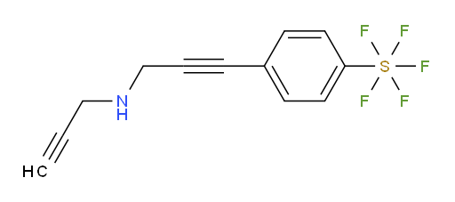 4-(3-(prop-2-yn-1-ylamino)prop-1-yn-1-yl)(pentafluoromercapto)benzene