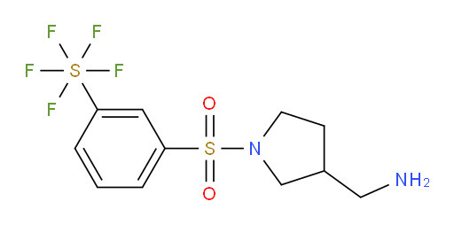 [3-[[3-(Aminomethyl)-1-pyrrolidinyl]sulfonyl]phenyl]sulfur pentafluoride