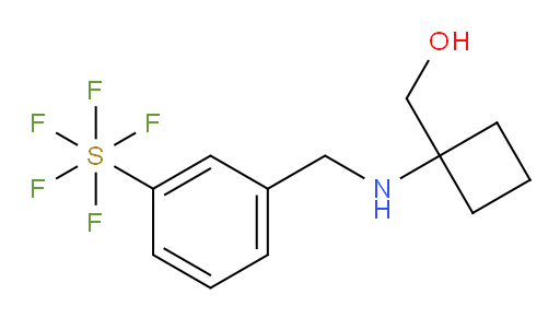 (1-((3-(pentafluoromercapto)benzyl)amino)cyclobutyl)methanol