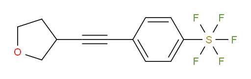 4-((tetrahydrofuran-3-yl)ethynyl)(pentafluoromercapto)benzene