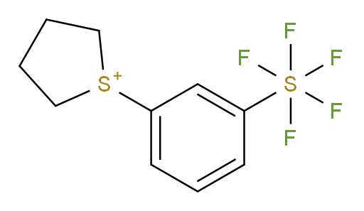 1-(3-(pentafluoromercapto)phenyl)tetrahydro-1H-thiophen-1-ium
