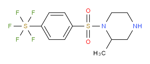 [4-[(2-methyl-1-piperazinyl)sulfonyl]phenyl]sulfur pentafluoride