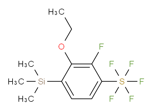 [3-Ethoxy-2-fluoro-4-(trimethylsilyl)phenyl]sulfur pentafluoride