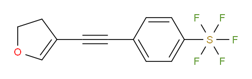 4-((4,5-dihydrofuran-3-yl)ethynyl)(pentafluoromercapto)benzene