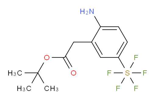 [4-Amino-3-[2-(1,1-dimethylethoxy)-2-oxoethyl]phenyl]sulfur pentafluoride