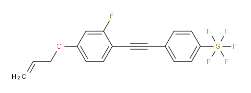 [4-[[2-fluoro-4-(2-propenyloxy)phenyl]ethynyl]phenyl]-sulfur pentafluoride