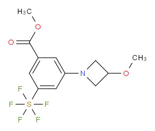[3-(methoxycarbonyl)-5-(3-methoxy-1-azetidinyl)phenyl]sulfur pentafluoride