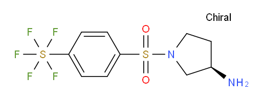 [4-[[(3R)-3-Amino-1-pyrrolidinyl]sulfonyl]phenyl]sulfur pentafluoride