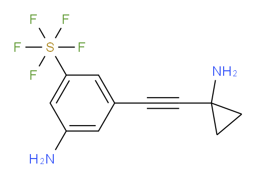 [3-Amino-5-[2-(1-aminocyclopropyl)ethynyl]phenyl]sulfur pentafluoride